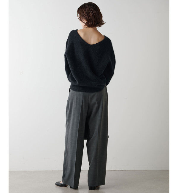  「ワイドタックパンツ」|チノ|