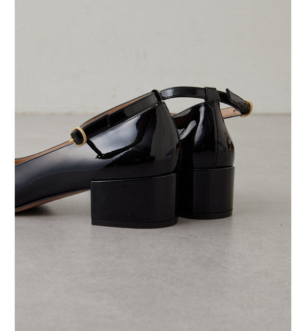  「【PELLICO】チャンキーヒールアンクルストラップパンプス」|パンプス|