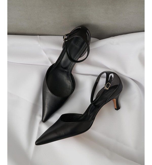 Hoaw.「【Hoaw.】ポインテッドパンプス」|パンプス|ブラック