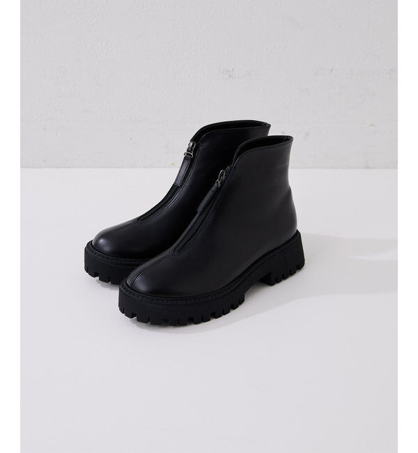 THE PAUSE「【THE PAUSE】ZIPショートブーツ」|ショートブーツ|