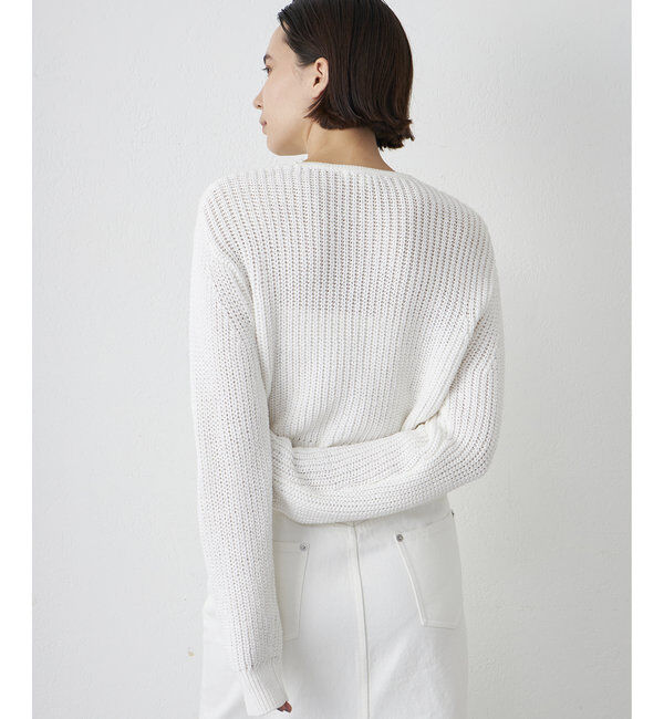  「【Drawing Numbers】ビッグ釦クルーネックカーディガン」|ニット・セーター|