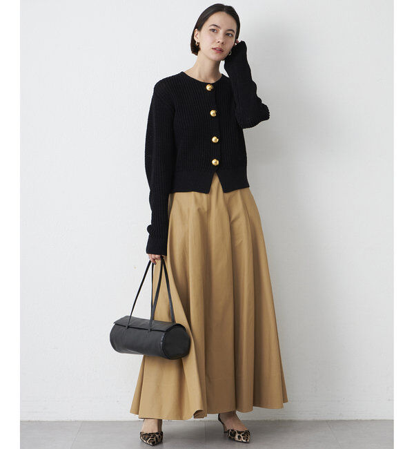  「【Drawing Numbers】ビッグ釦クルーネックカーディガン」|ニット・セーター|