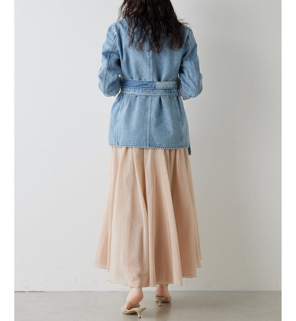  「シルクローンギャザースカート」|スカート|