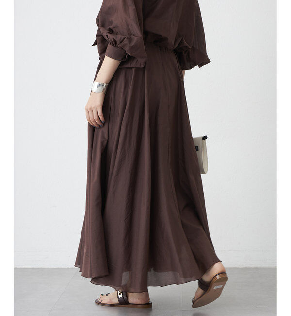  「シルクローンギャザースカート」|スカート|