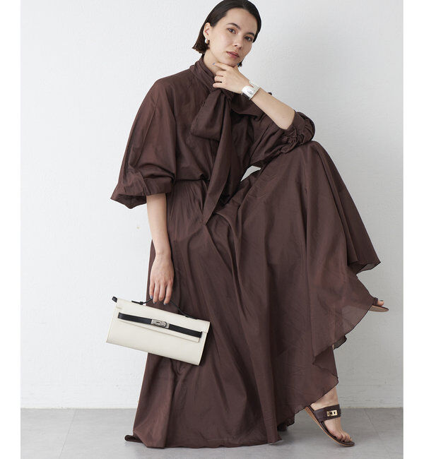  「シルクローンギャザースカート」|スカート|