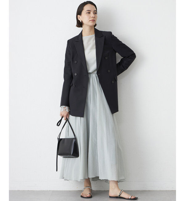  「シルクローンギャザースカート」|スカート|