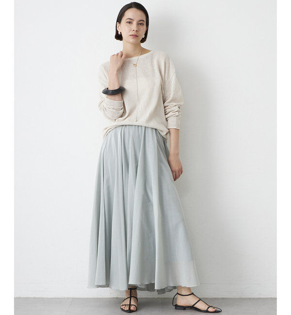  「シルクローンギャザースカート」|スカート|