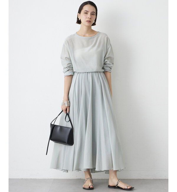  「シルクローンギャザースカート」|スカート|