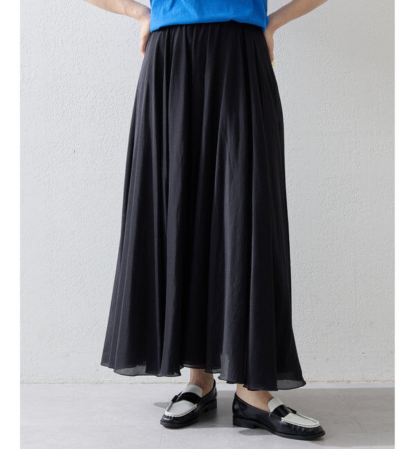  「シルクローンギャザースカート」|スカート|