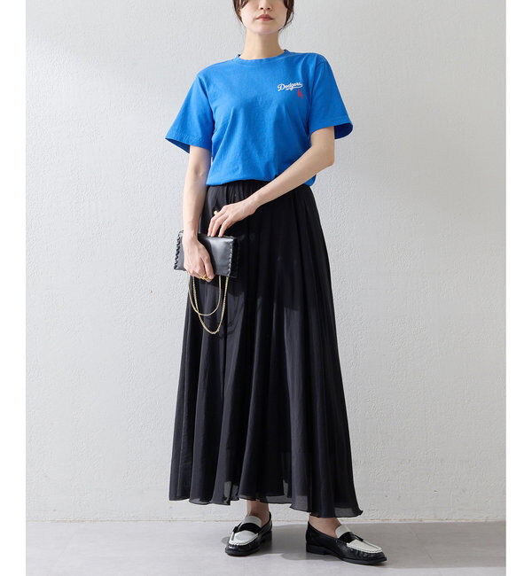  「シルクローンギャザースカート」|スカート|