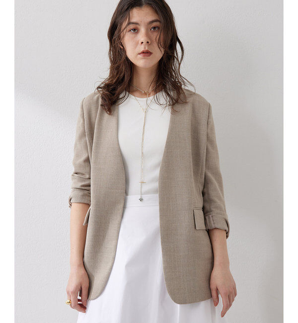  「ジュートライクノーカラージャケット」|その他|