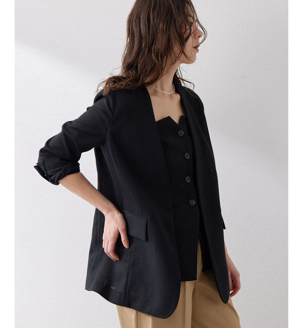  「ジュートライクノーカラージャケット」|その他|