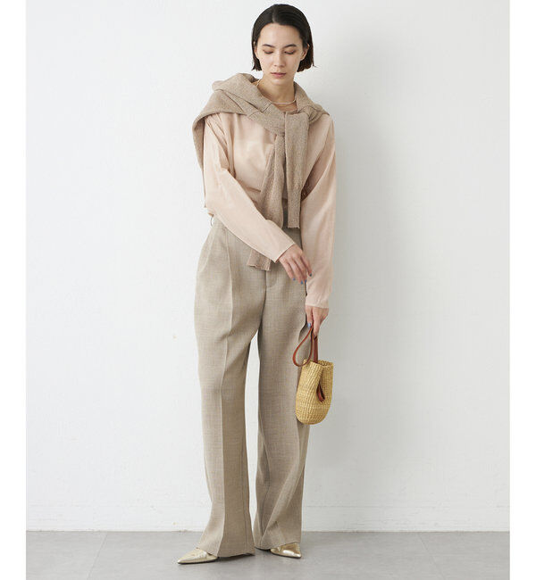  「ジュートライクタックパンツ」|チノ|