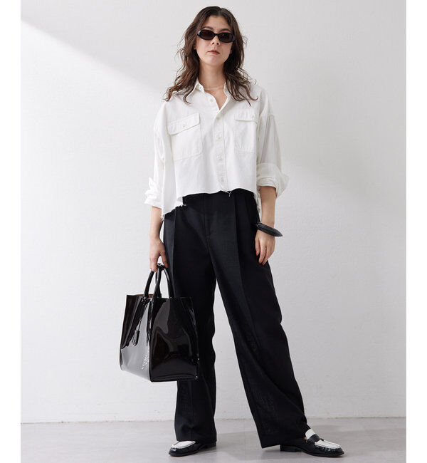  「ジュートライクタックパンツ」|チノ|