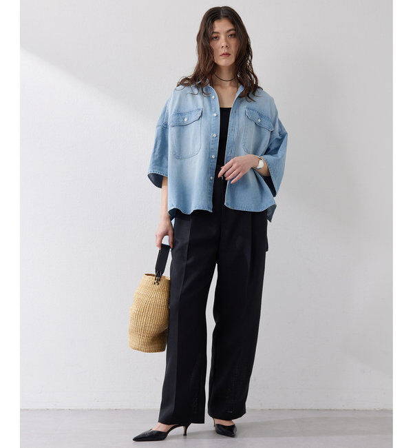  「ジュートライクタックパンツ」|チノ|