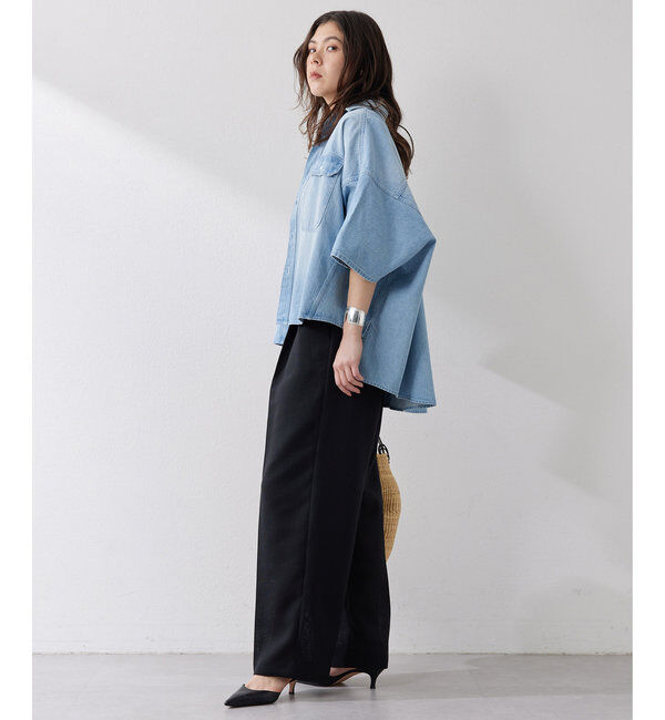  「ジュートライクタックパンツ」|チノ|