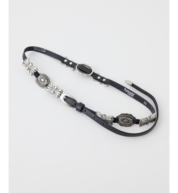  「【Puntovita】コンチョ細ベルト」|ベルト|