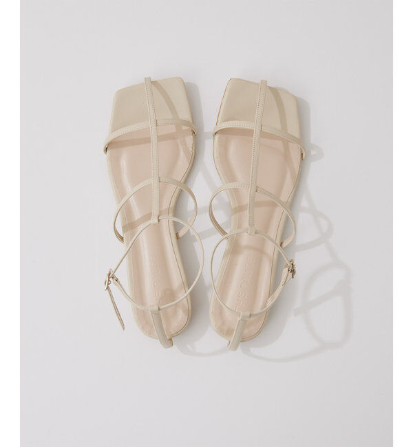 THE PAUSE「【THE PAUSE】スクエアストラップサンダル」|サンダル|