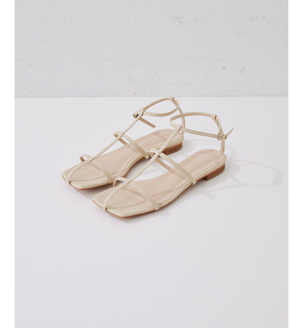 THE PAUSE「【THE PAUSE】スクエアストラップサンダル」|サンダル|