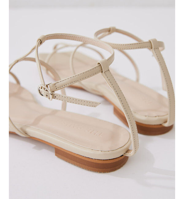 THE PAUSE「【THE PAUSE】スクエアストラップサンダル」|サンダル|