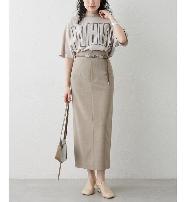  「Iラインハイウエストスカート」|スカート|