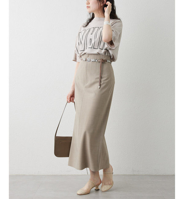  「Iラインハイウエストスカート」|スカート|