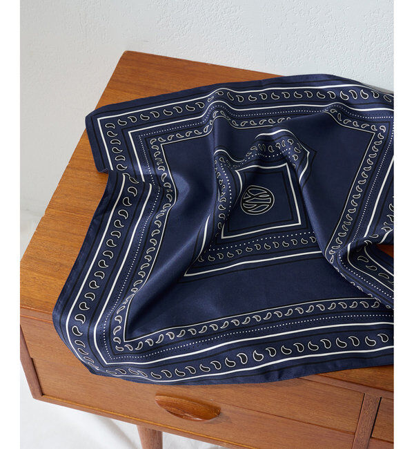  「【le scarf】ペイズリーシルクスカーフ」|バンダナ・スカーフ|