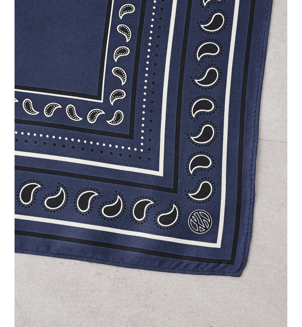  「【le scarf】ペイズリーシルクスカーフ」|バンダナ・スカーフ|
