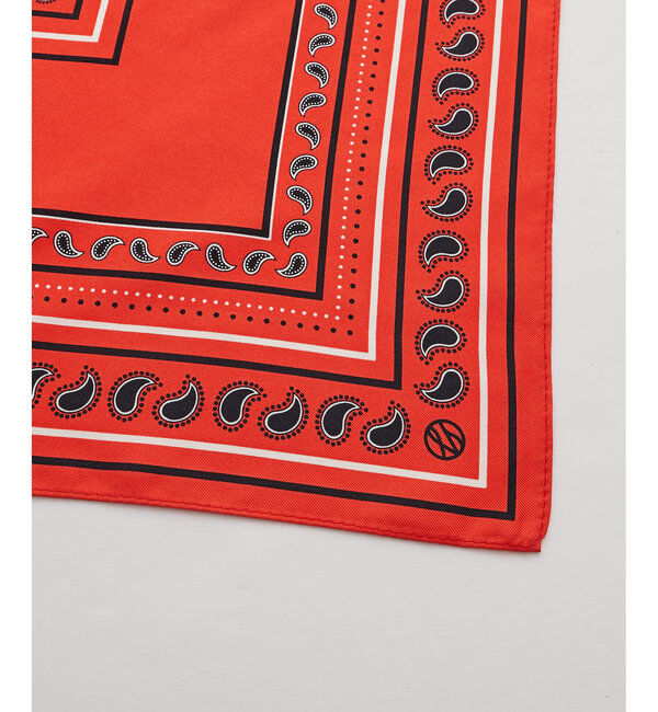  「【le scarf】ペイズリーシルクスカーフ」|バンダナ・スカーフ|