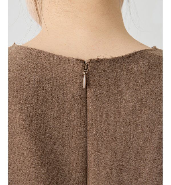  「バックサテンワンピース」|ワンピース|