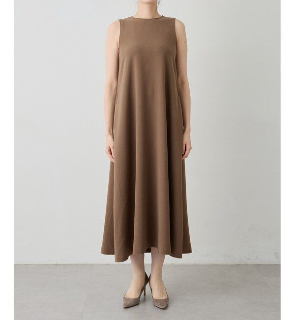  「バックサテンワンピース」|ワンピース|