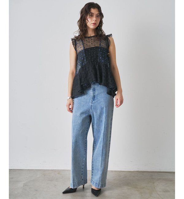  「ドットシアーブラウス」|シャツ・ブラウス|