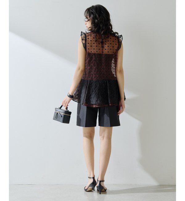  「ドットシアーブラウス」|シャツ・ブラウス|