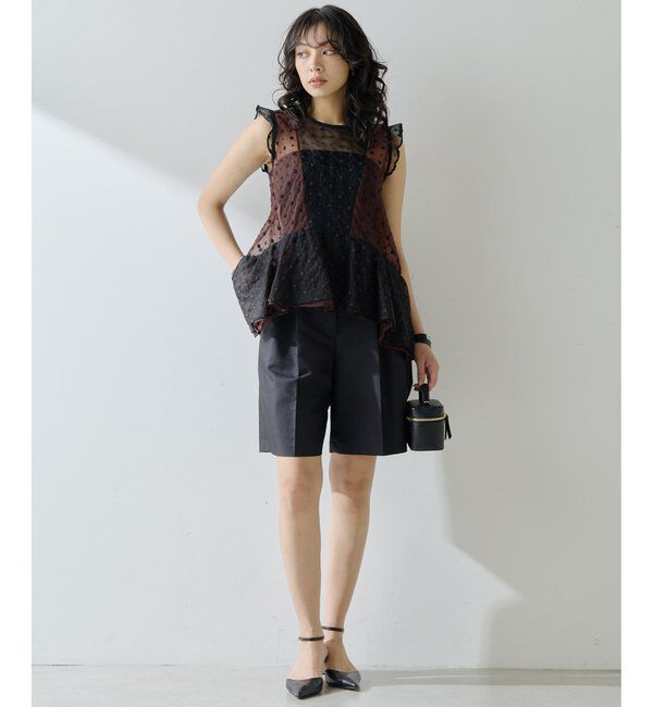  「ドットシアーブラウス」|シャツ・ブラウス|