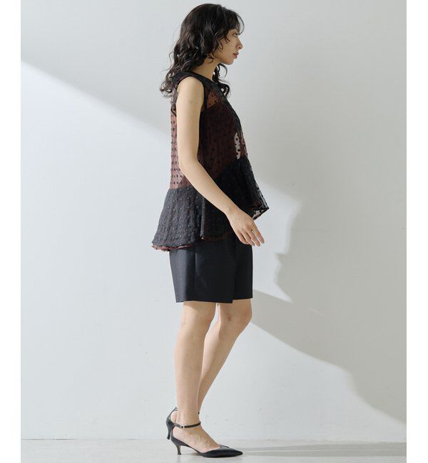  「ドットシアーブラウス」|シャツ・ブラウス|