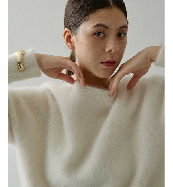  「ファークルーネックプルオーバー」|ニット・セーター|