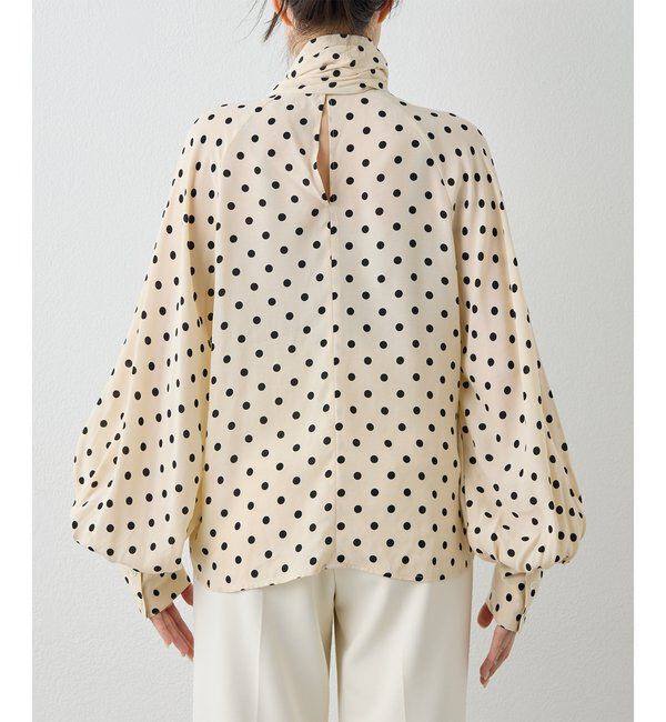  「ドットボウタイブラウス」|シャツ・ブラウス|