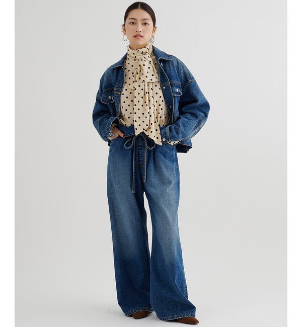  「ドットボウタイブラウス」|シャツ・ブラウス|