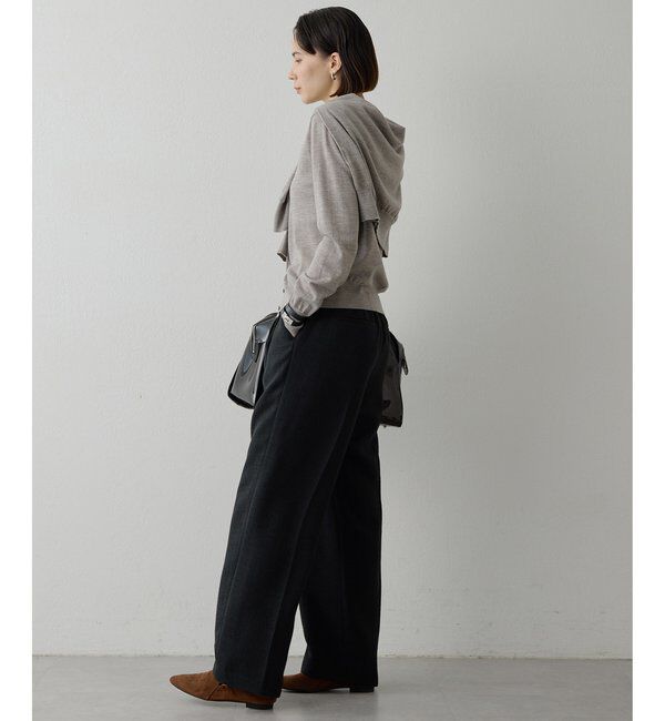  「【THE PAUSE】ツイードタックパンツ」|チノ|