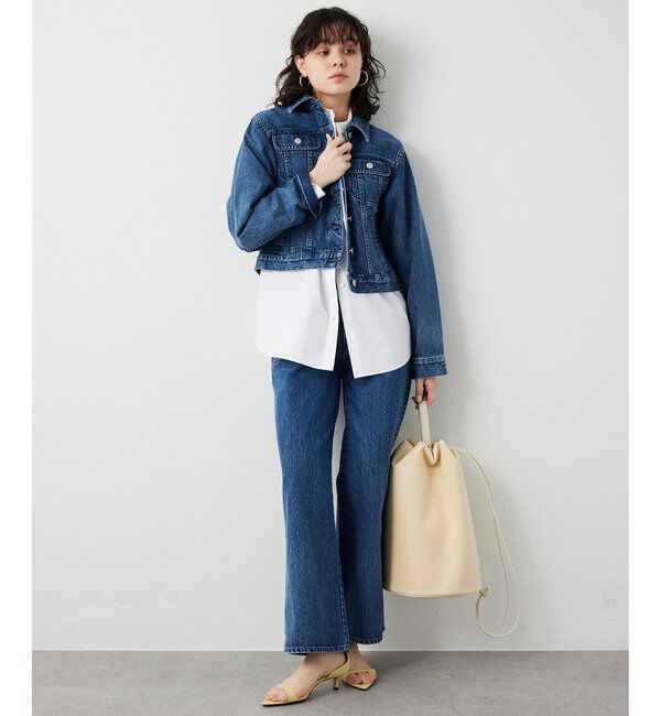  「【THE PAUSE】デニムベイカーパンツ」|チノ|