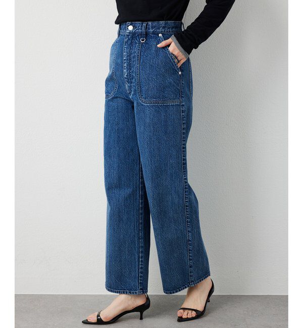  「【THE PAUSE】デニムベイカーパンツ」|チノ|