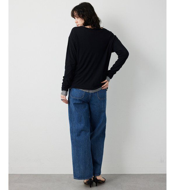  「【THE PAUSE】デニムベイカーパンツ」|チノ|