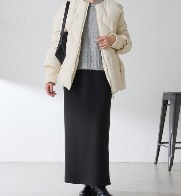  「ノーカラーダウンコート」|その他|