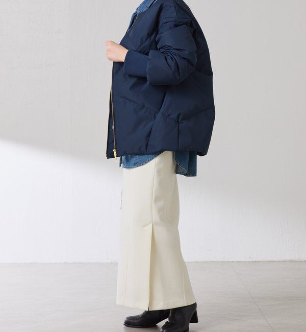  「ノーカラーダウンコート」|その他|