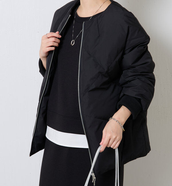  「ノーカラーダウンコート」|その他|