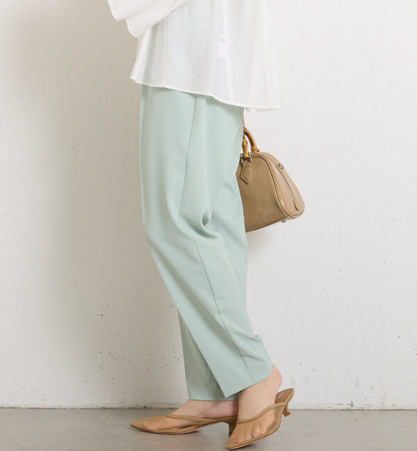  「ジャージスリムテーパードパンツ」|チノ|