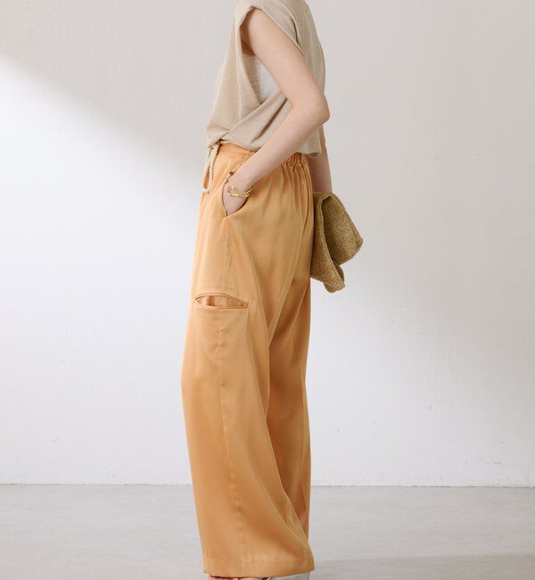  「麻タッチミラノリブタンクトップ」|Tシャツ・カットソー|