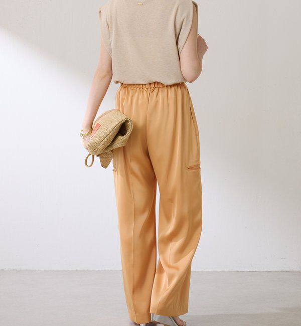  「麻タッチミラノリブタンクトップ」|Tシャツ・カットソー|