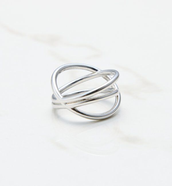  「【PAPILLONNER/パピヨネ】ウェーブ2WAYリング」|リング|