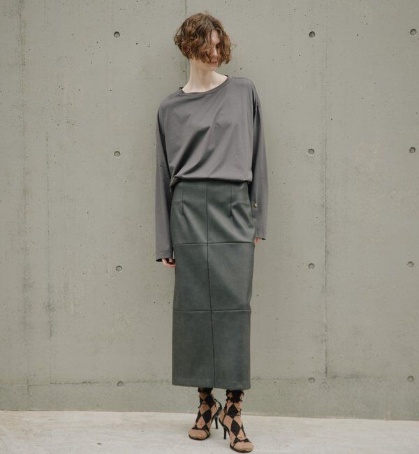  「【CEPIE./セピエ】シルキーオーバーロンＴ」|Tシャツ・カットソー|